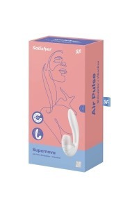 Vibratore rabbit Supernova bianco