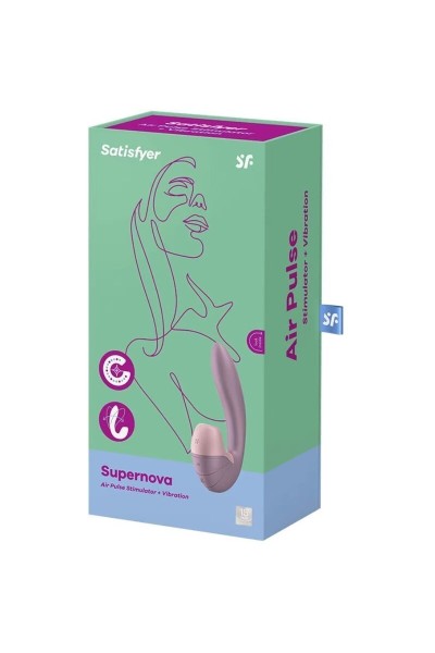 Vibratore rabbit Supernova rosa