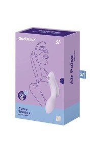 Vibratore multifunzioni Curvy Trinity 2  viola