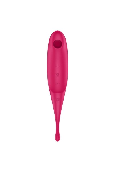 Stimolatore clitorideo Twirling Pro rosso