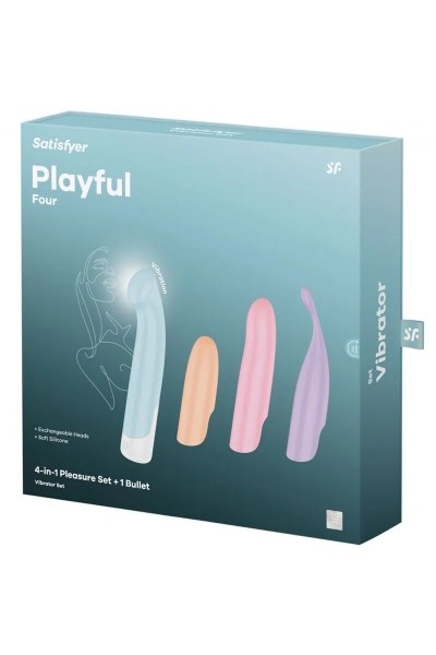 Bullet con testine intercambiabili Playful Four
