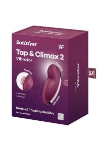 Stimolatore clitorideo Tap & Climax 2 rosso