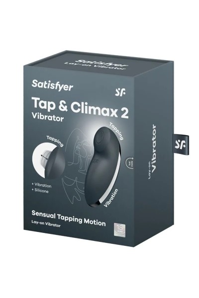 Stimolatore clitorideo Tap & Climax 2 grigio