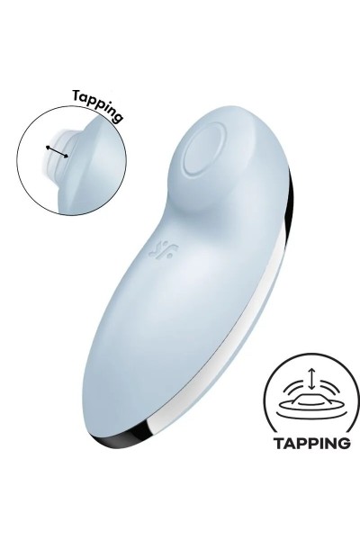 Stimolatore clitorideo Tap & Climax 2 azzurro