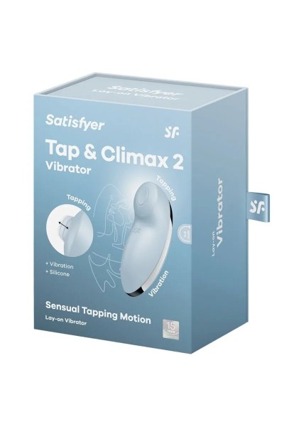 Stimolatore clitorideo Tap & Climax 2 azzurro