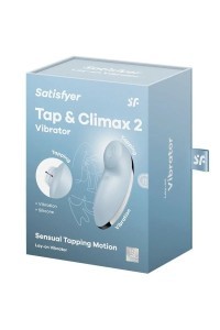 Stimolatore clitorideo Tap & Climax 2 azzurro
