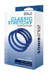 Set 3 anelli fallici Classic Stretchy