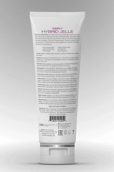 Lubrificante Simply Hybrid Jelle 120 ml
