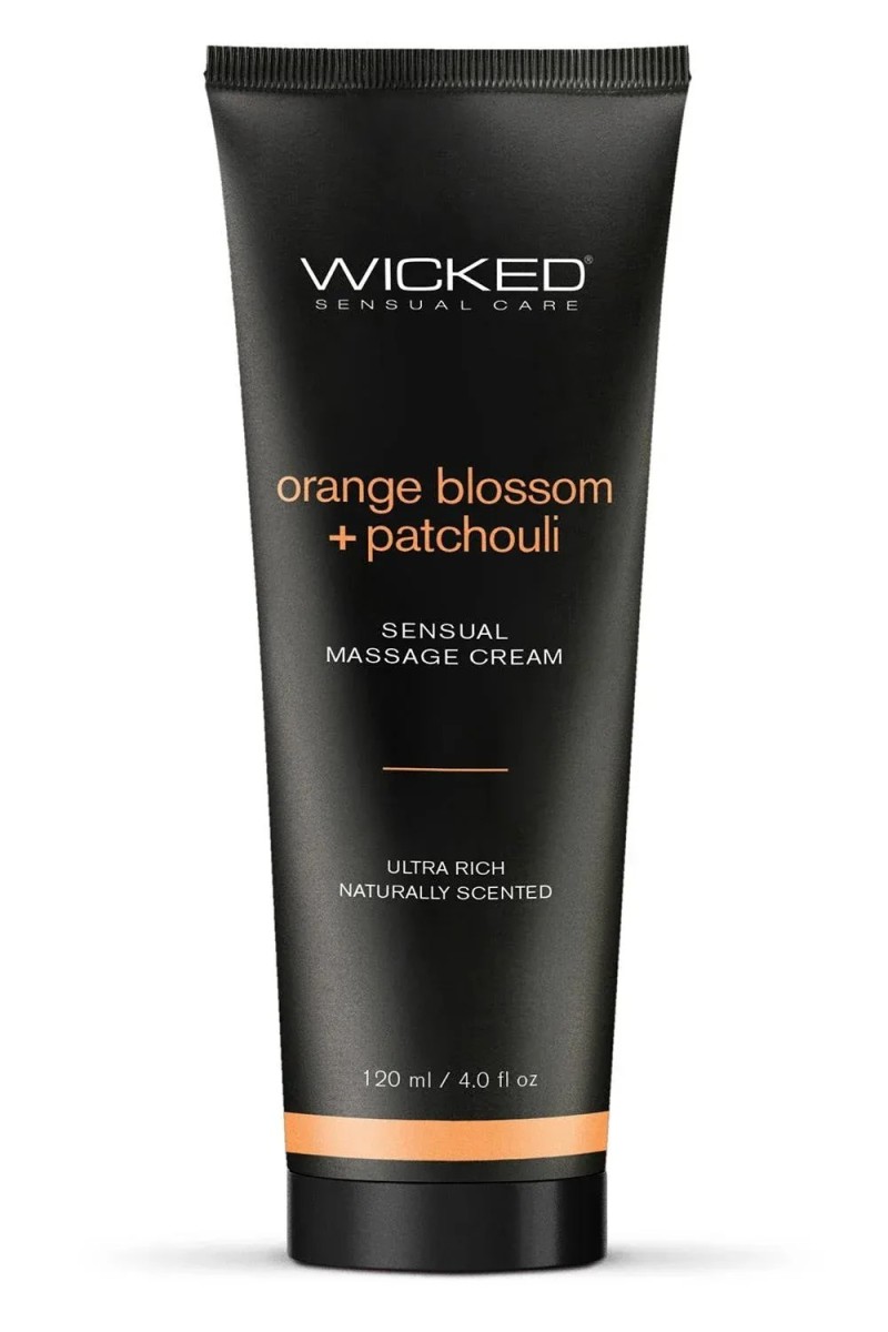 Crema da massaggi al profumo di fiori d'arancio e patchouli 120 ml