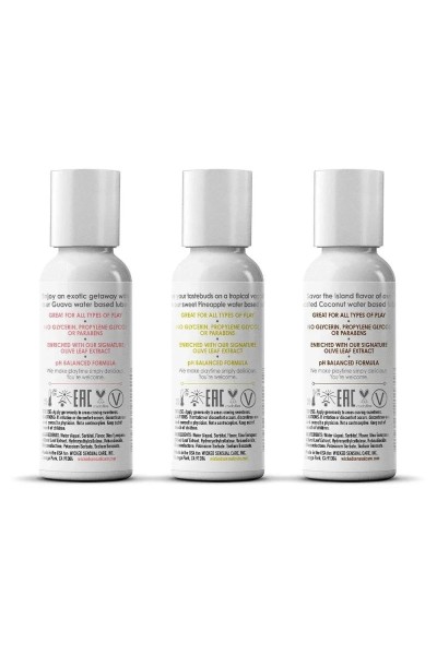 Lubrificante a base d'acqua Simply Tropical Trio 3 X30 ml
