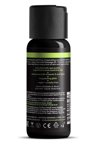 Olio da massaggio Lemongrass Ginger 120 ml