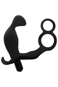 Vibratore anale con anello per pene e testicoli - Addicted Toys