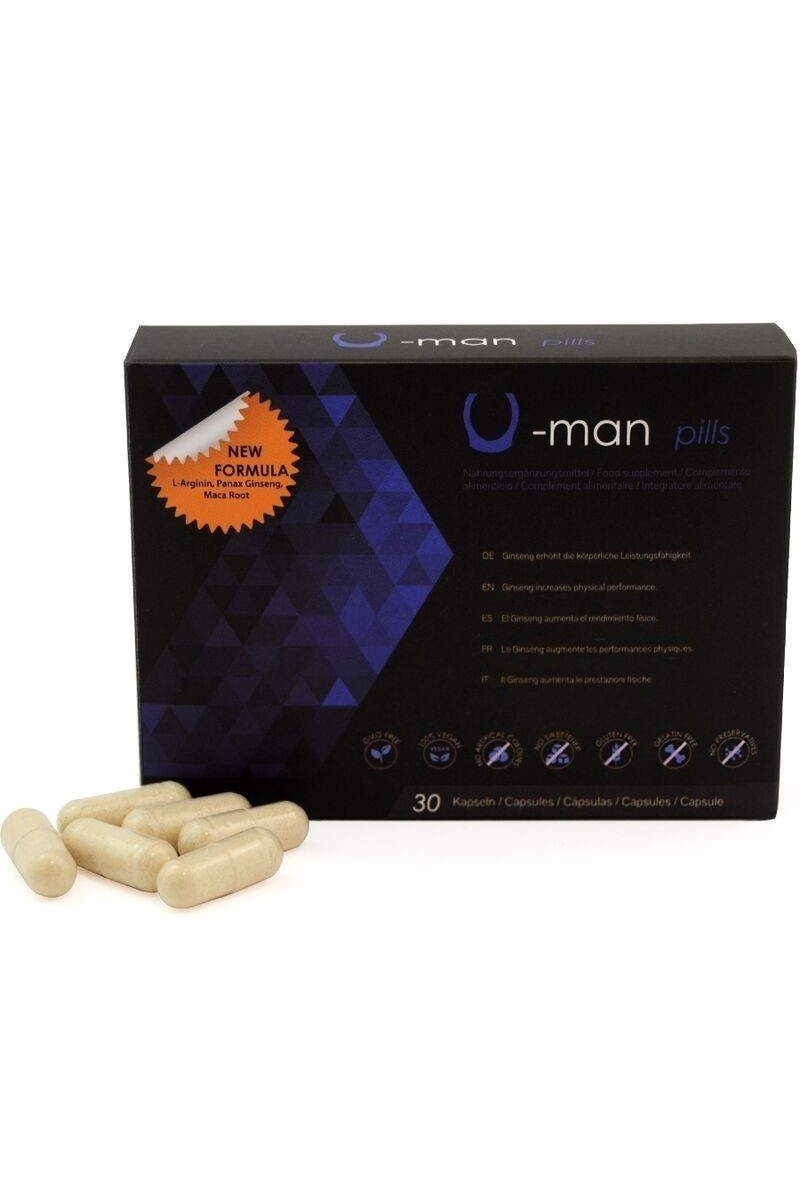 Pillole per ingrandimento pene U-Man 30 caps. Pillole per ingrandimento pene U-Man 30 caps.