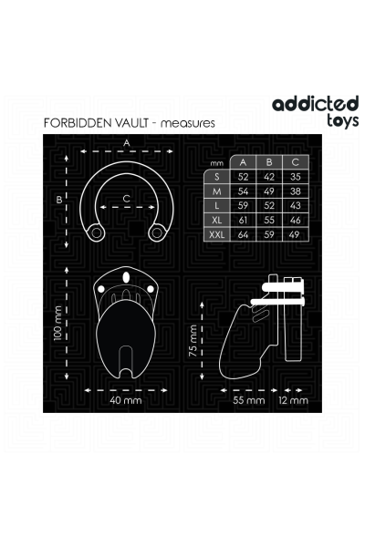 Gabbia fallica Forbidden Vault