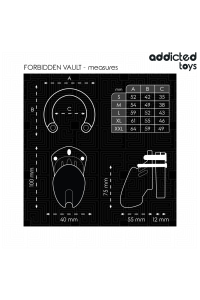 Gabbia fallica Forbidden Vault