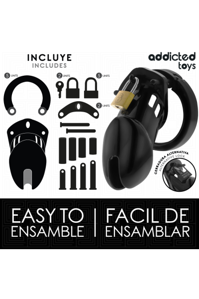 Gabbia fallica Obsidian Hold M