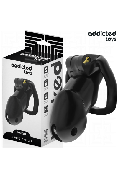 Gabbia fallica Midnight Cell L