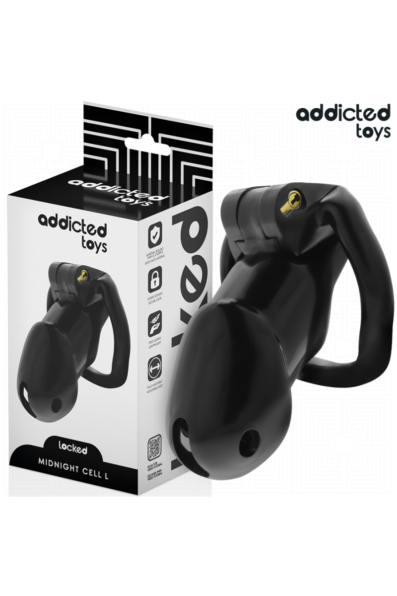 Gabbia fallica Midnight Cell L Gabbia fallica Midnight Cell L