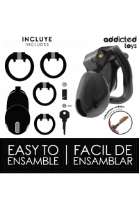 Gabbia fallica Midnight Cell S