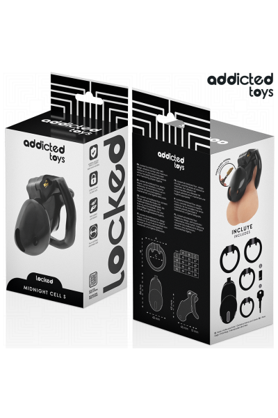 Gabbia fallica Midnight Cell S