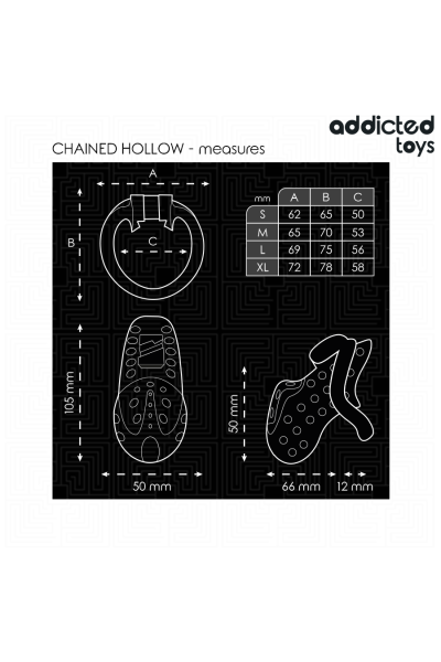 Gabbia fallica Chained Hollow