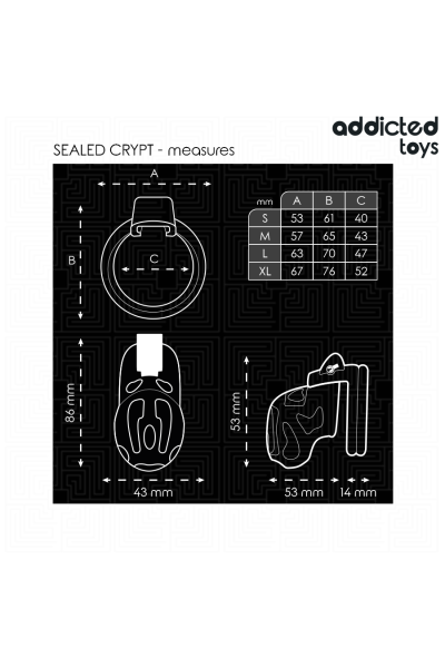 Gabbia fallica Sealed Krypt