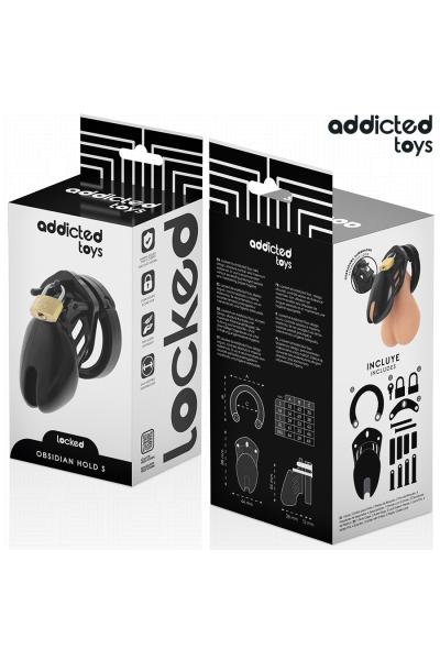 Gabbia fallica Obsidian Hold S