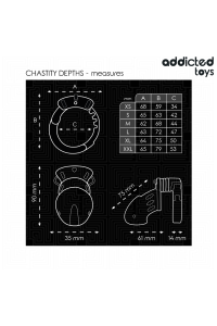 Gabbia fallica Chastity Depths 7,5 cm