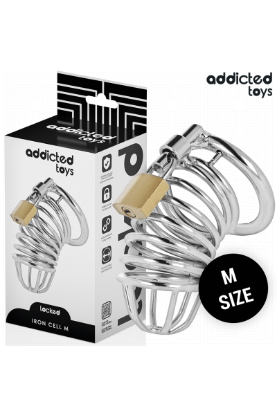 Gabbia fallica Iron Cell taglia M