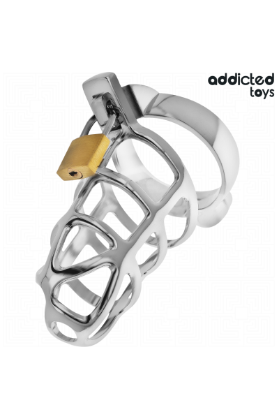 Gabbia fallica Silver Lock taglia M