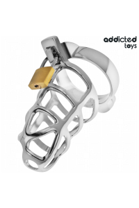 Gabbia fallica Silver Lock taglia M