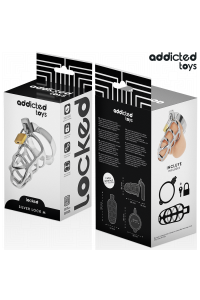 Gabbia fallica Silver Lock taglia M