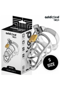Gabbia fallica Silver Lock taglia S