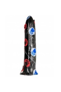 Dildo anale Bullet 20 cm - All Black