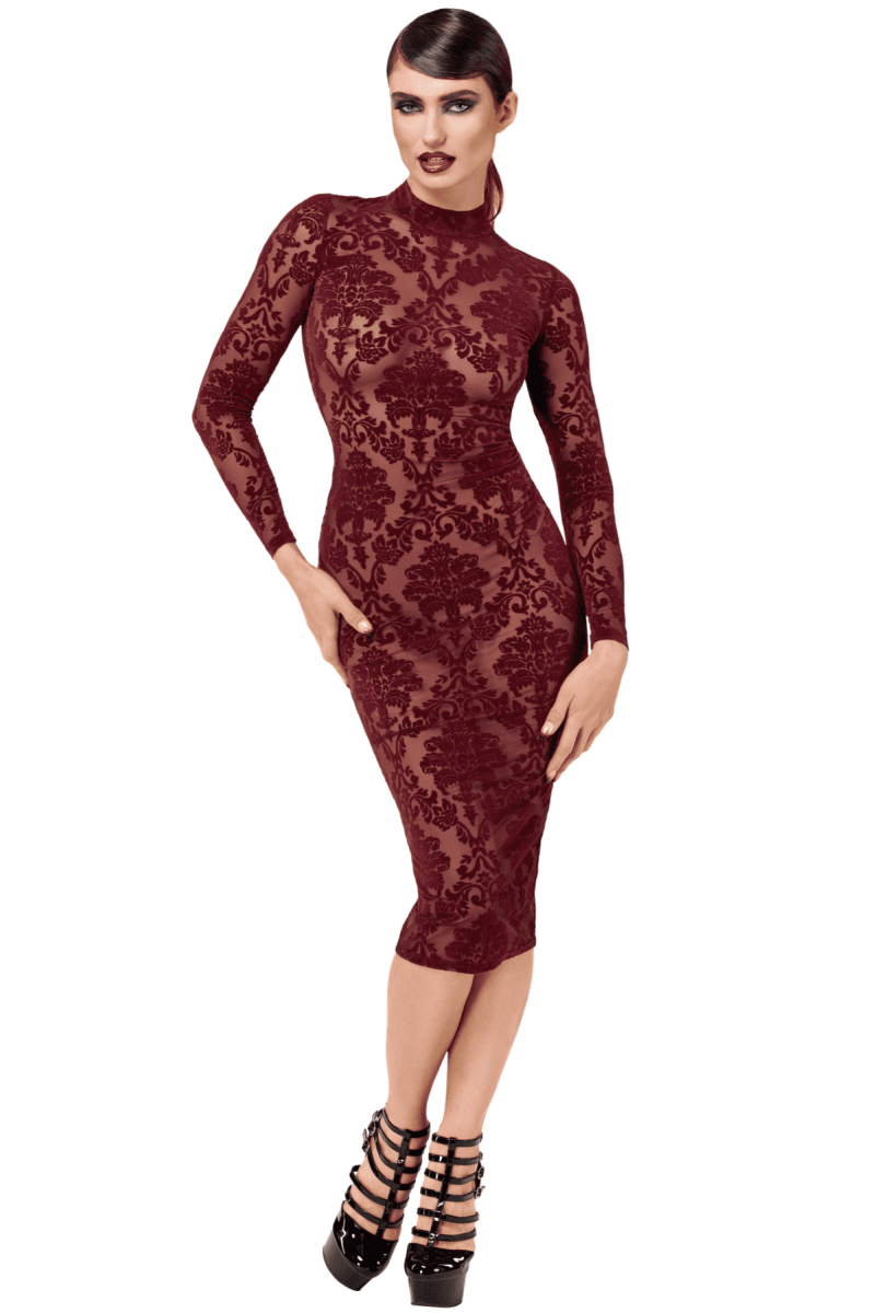 F384 Kink Royal Robe mi-longue