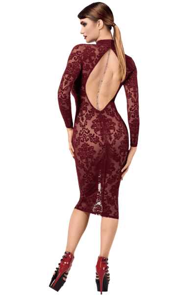 F384 Kink Royal Robe mi-longue