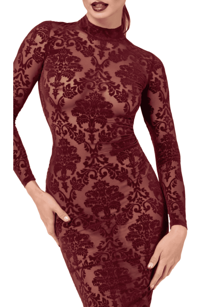 F384 Kink Royal Robe mi-longue