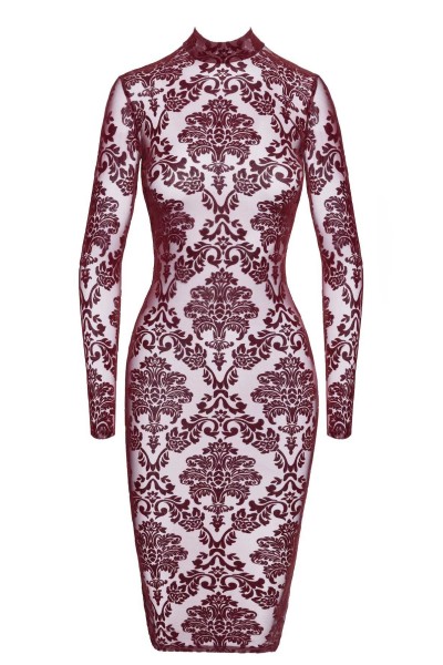 F384 Kink Royal Robe mi-longue