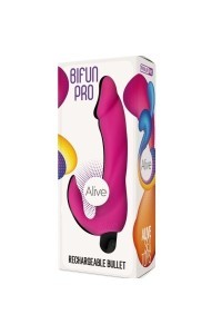 Vibratore realistico con stimolatore clitorideo Bifun Pro