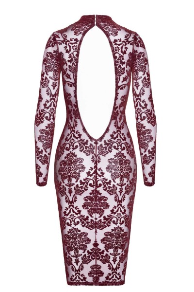 F384 Kink Royal Robe mi-longue
