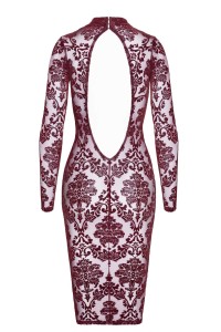 F384 Kink Royal Robe mi-longue