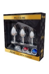 Kit 3 plug Anal Pleasure