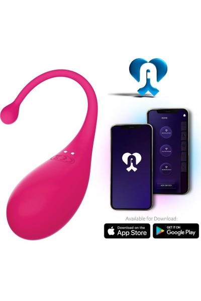 Uovo vibrante con app Palpitation rosa