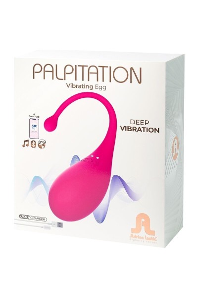 Uovo vibrante con app Palpitation rosa