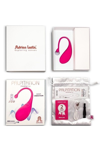 Uovo vibrante con app Palpitation rosa