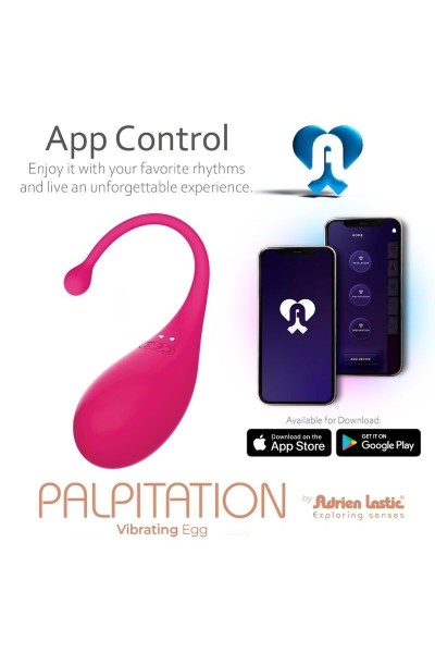 Uovo vibrante con app Palpitation rosa