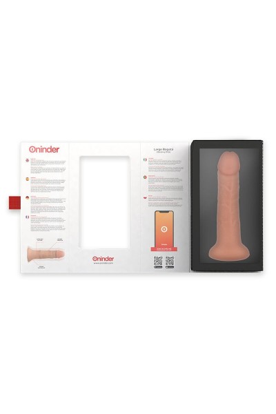 Vibratore realistico con app Bogotà grande 22 cm