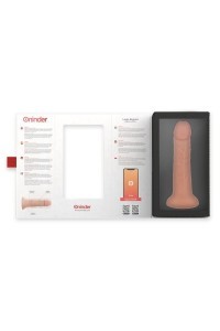 Vibratore realistico con app Bogotà grande 22 cm