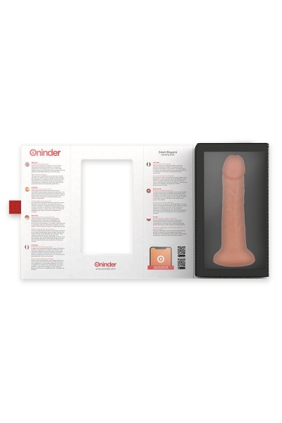 Vibratore realistico con app Bogotà piccolo 17,5 cm
