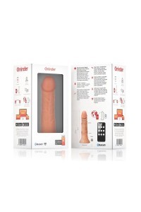 Vibratore realistico con app Bogotà piccolo 17,5 cm